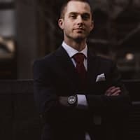 Professional man in casual business attire